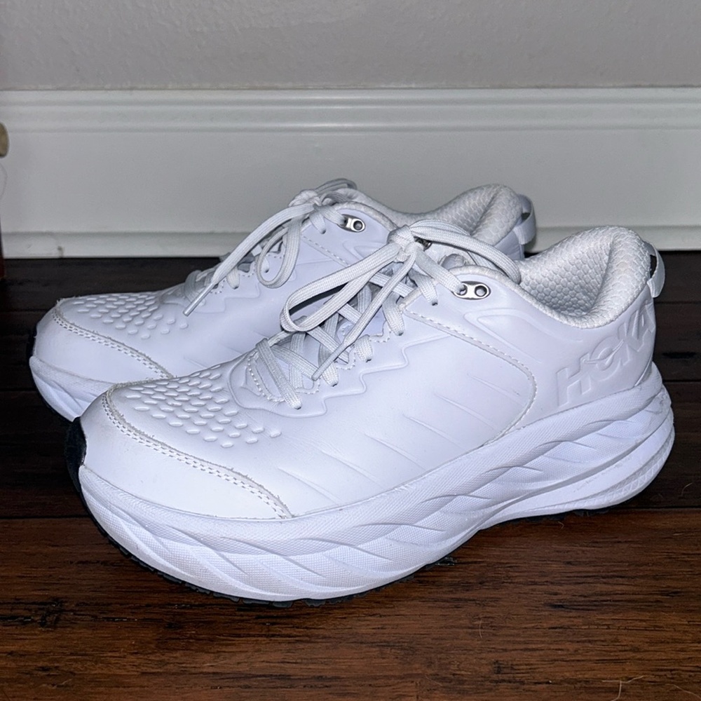 Leather Hokas